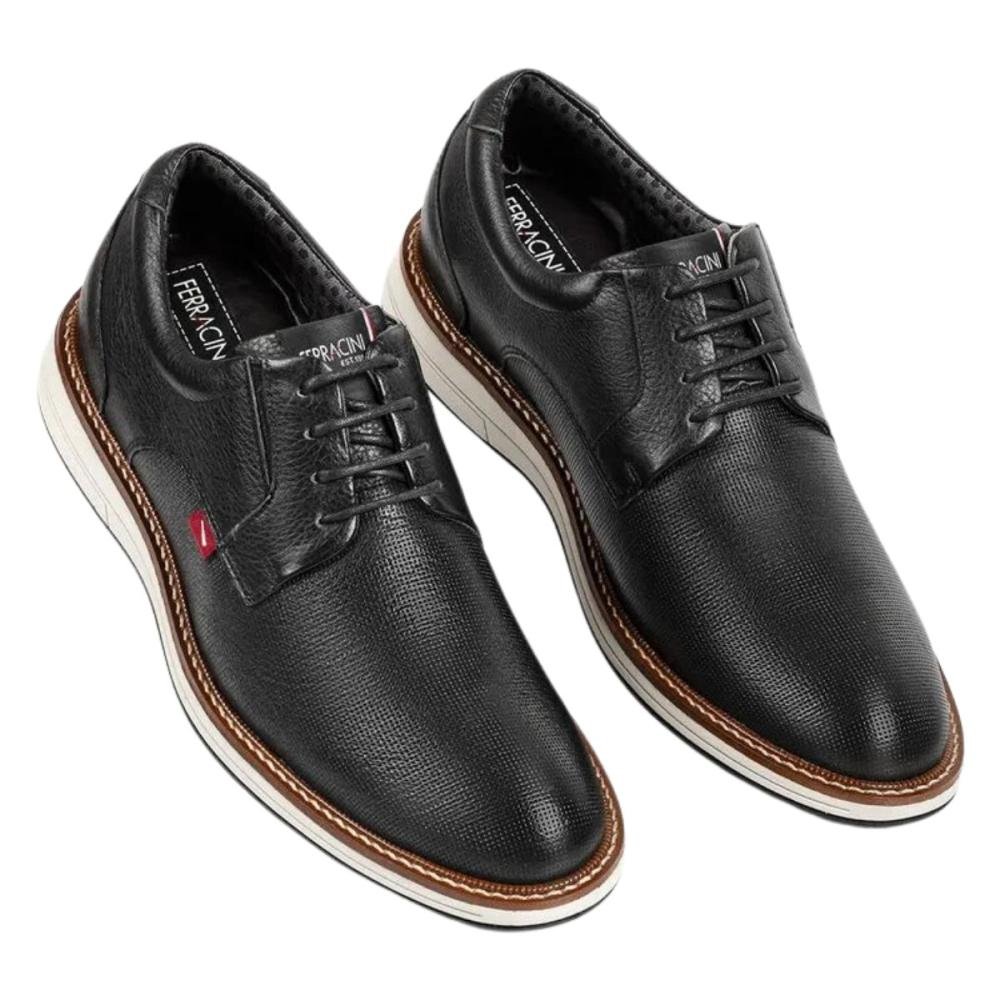 SAPATO FERRACINI MASCULINO KINGSTON 6152 Preto 2