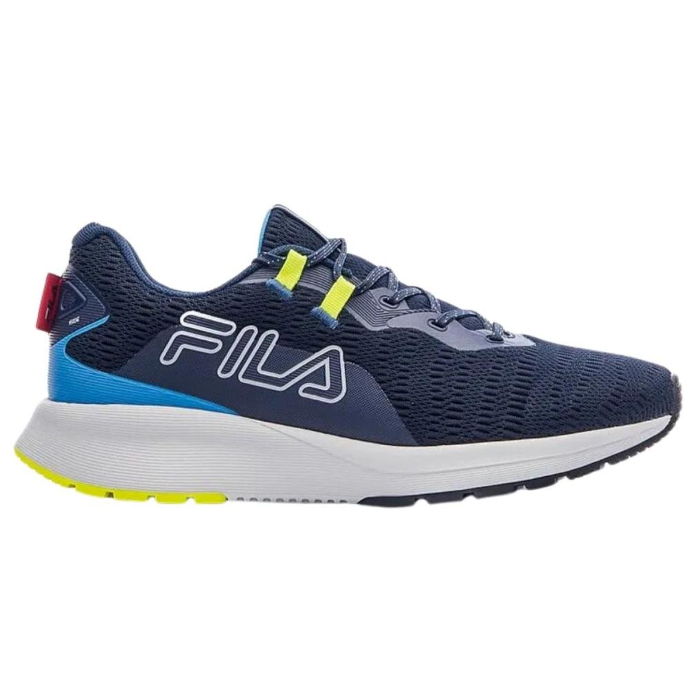TÊNIS FILA RIDE MASCULINO Azul Escuro/Amarelo