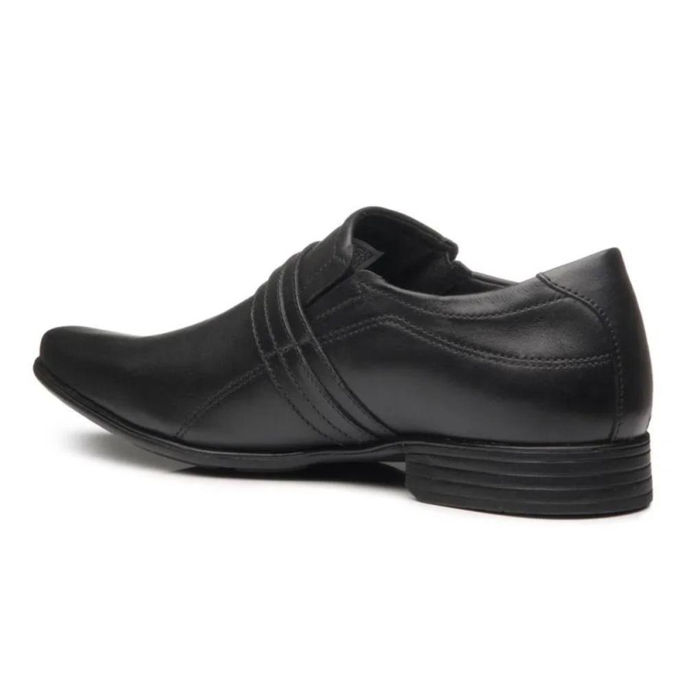 SAPATO SOCIAL PEGADA MASCULINO EM COURO 124608 Preto 4