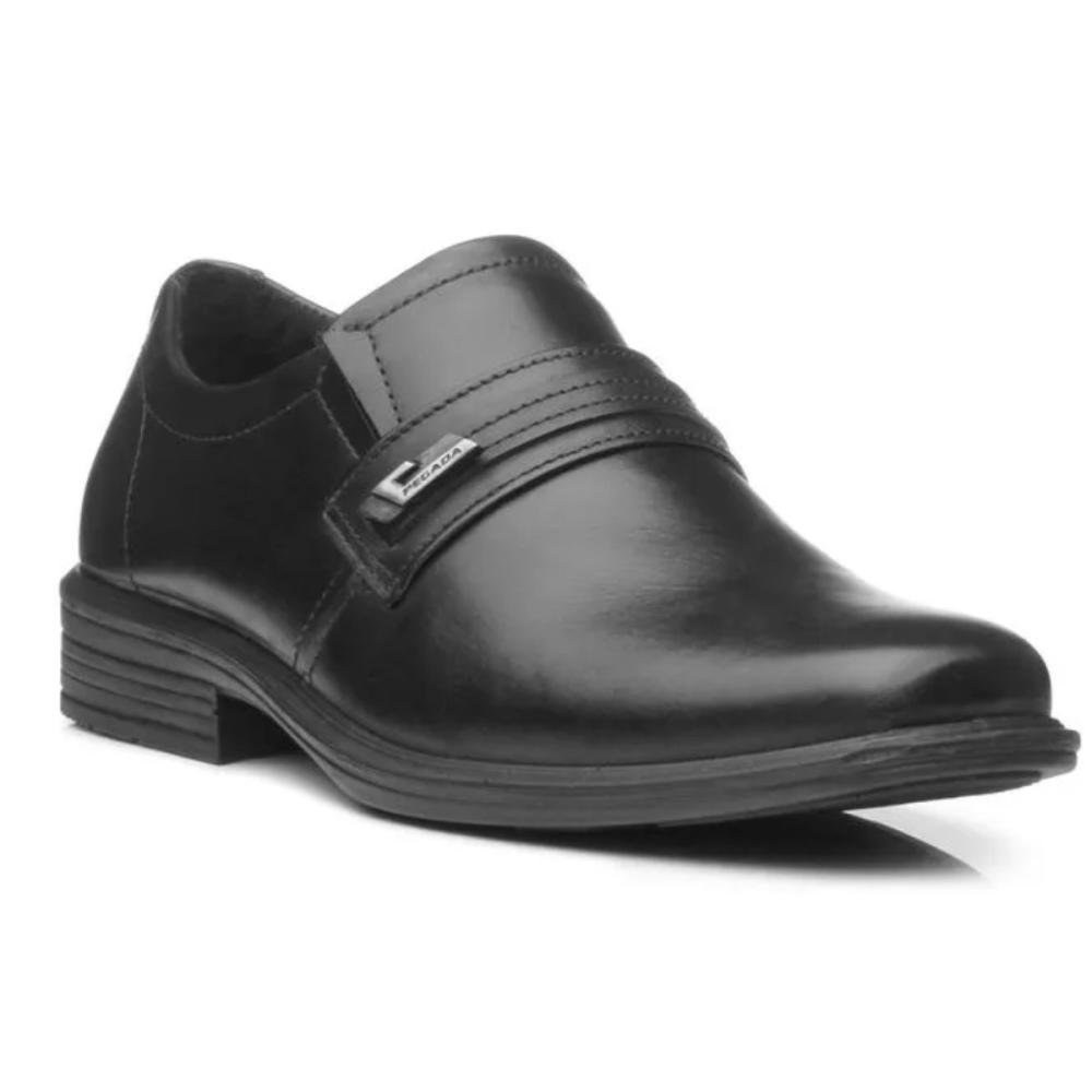 SAPATO SOCIAL PEGADA MASCULINO EM COURO 124776 Preto 4