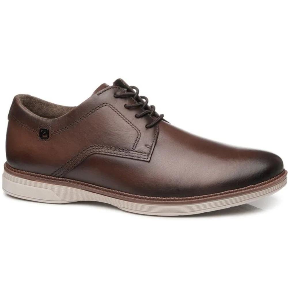 SAPATO CASUAL PEGADA MASCULINO EM COURO 126701 Marrom 1