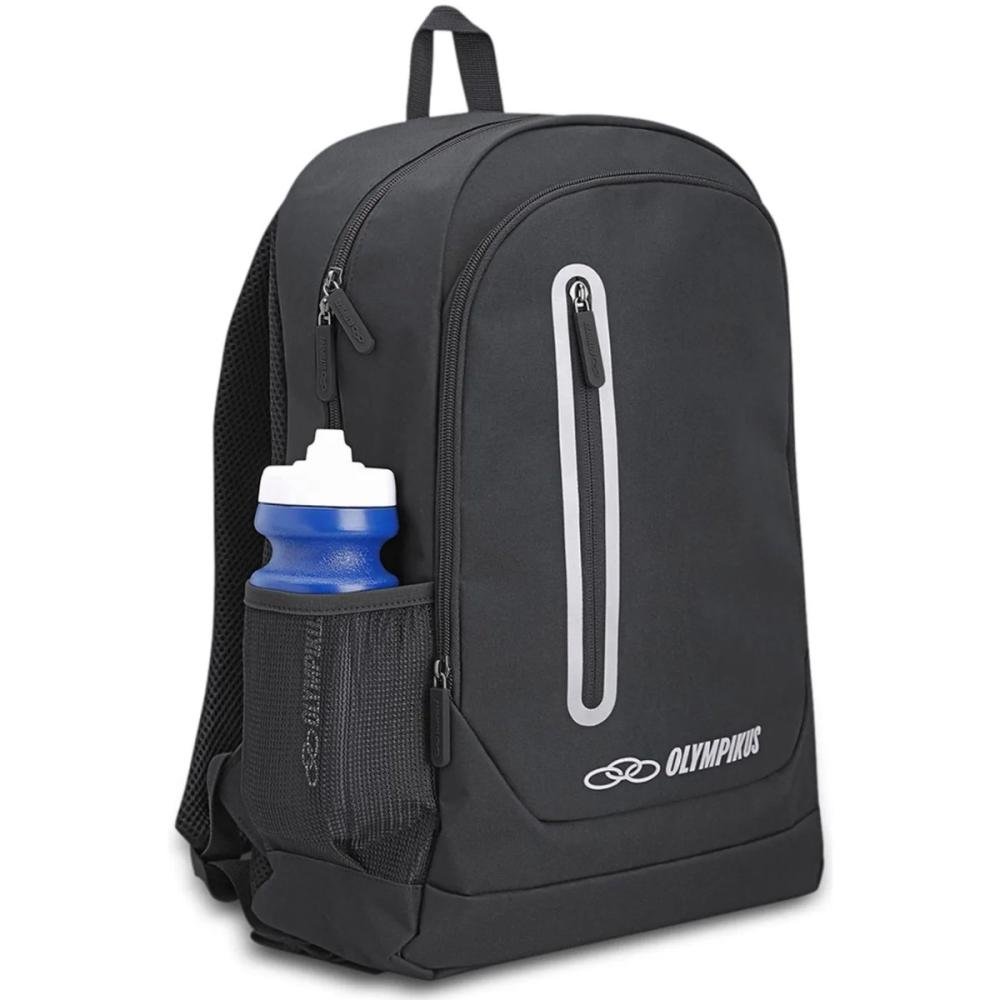 MOCHILA OLYMPIKUS BRAZE UNISSEX OIWB 221802 Preto/Prata 2
