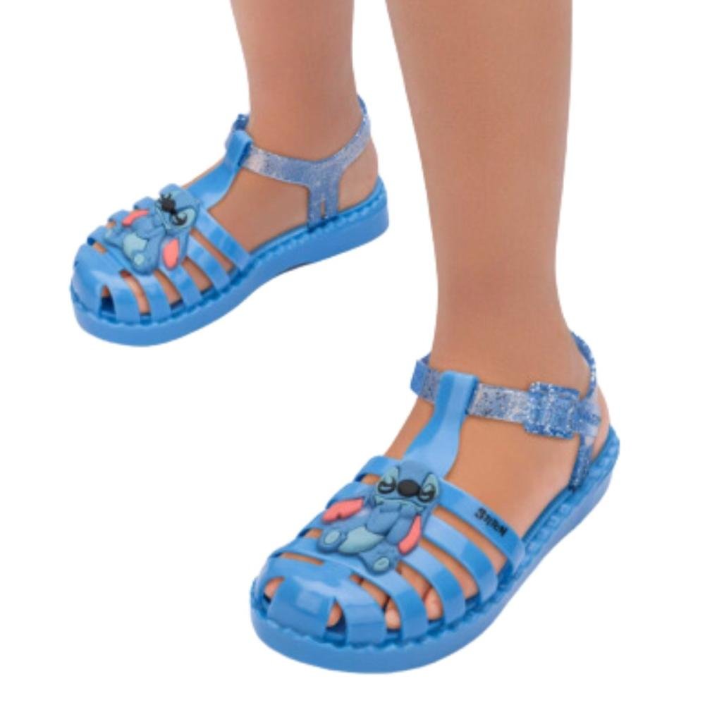 SANDÁLIA GRENDENE KIDS STITCH DUO 23322 Azul 3