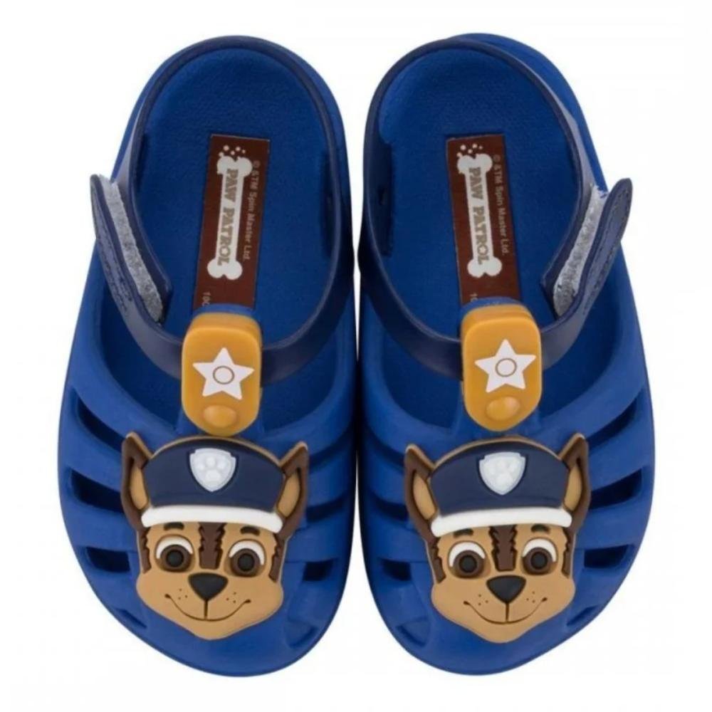 SANDÁLIA GRENDENE KIDS PATRULHA CANINA SPACE 22710 Azul Escuro 3