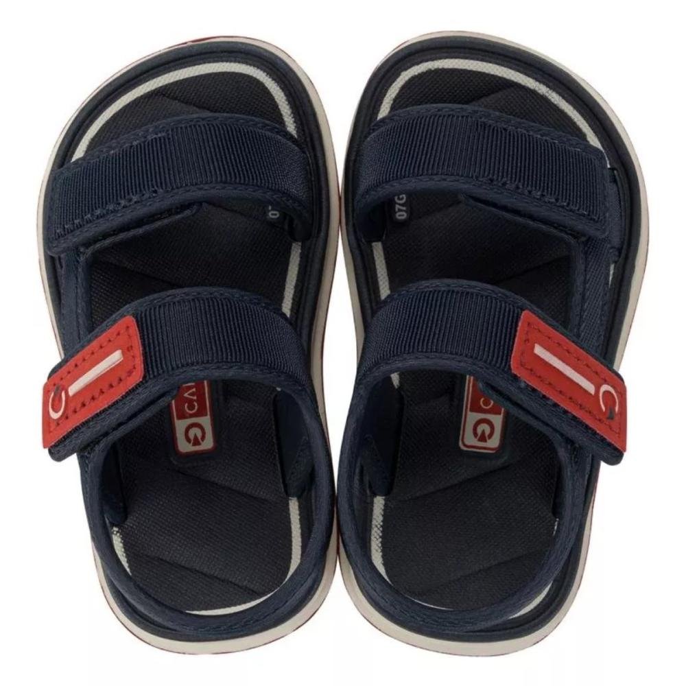 SANDÁLIA CARTAGO BABY SPORT 12405 Azul Esc/Vermelho 3