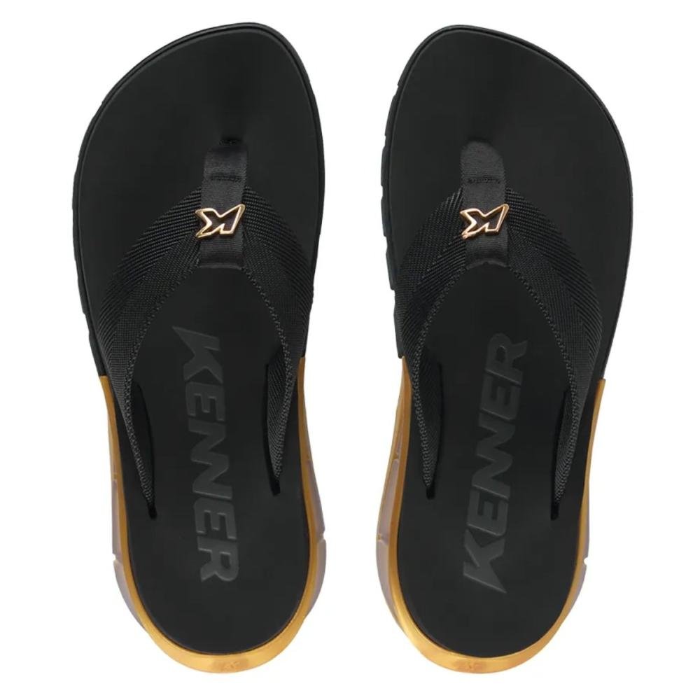 CHINELO KENNER ORAK Preto/Ouro 3