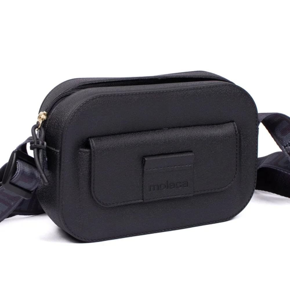 BOLSA MOLECA TRANSVERSAL PEQUENA COM BOLSO 50058.1 Preto 3