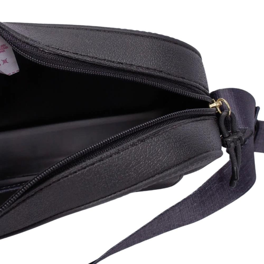 BOLSA MOLECA TRANSVERSAL PEQUENA COM BOLSO 50058.1 Preto 6