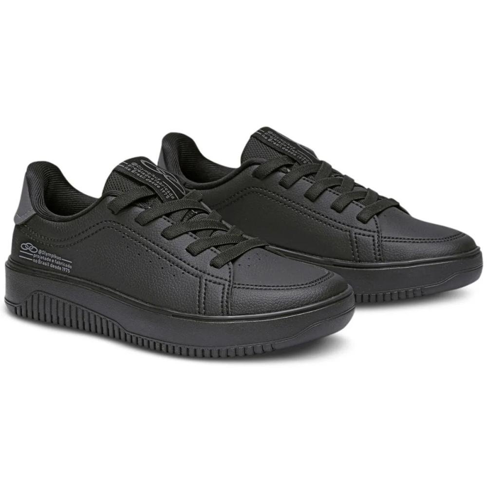 TÊNIS OLYMPIKUS EROS INFANTIL Preto/Cinza Escuro 2