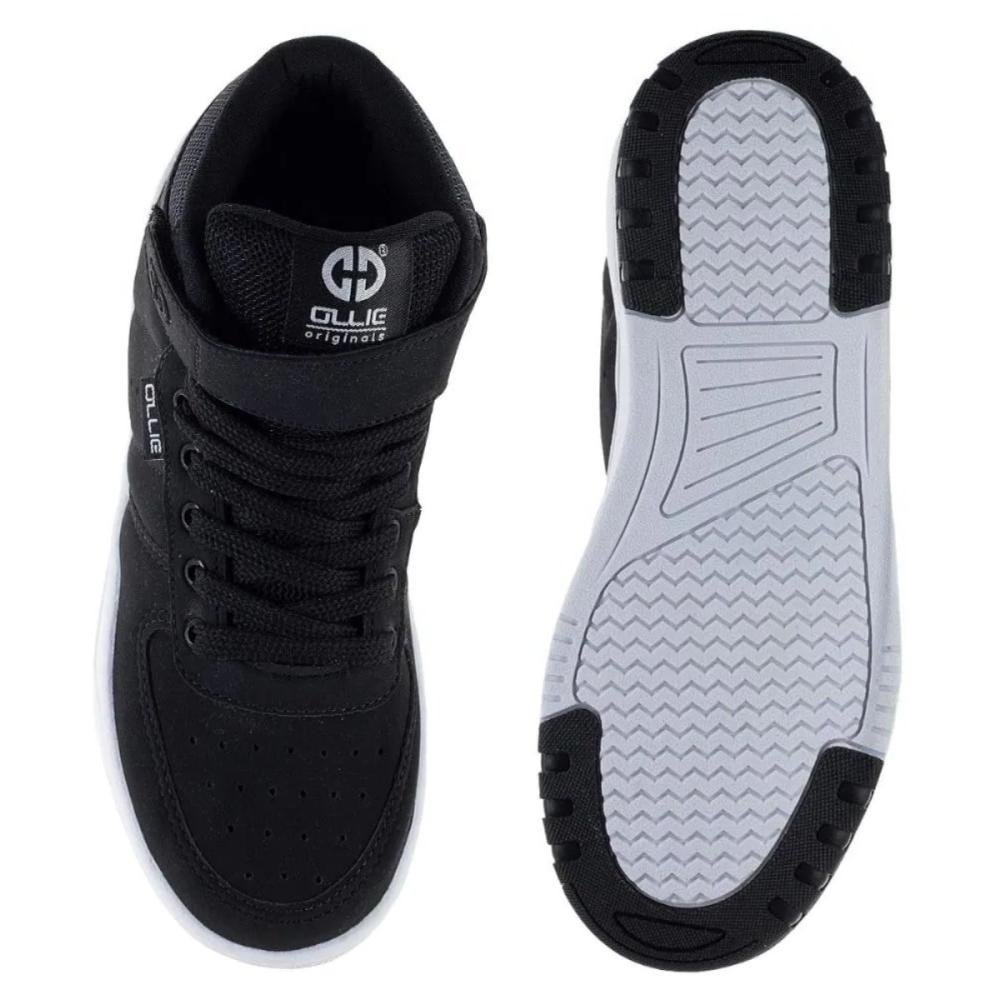 TÊNIS OLLIE CANO ALTO ALPHA 3 INFANTIL  Preto 2