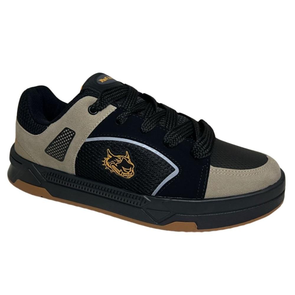 TÊNIS RED NOSE WOVER MASCULINO Preto/Bege 4