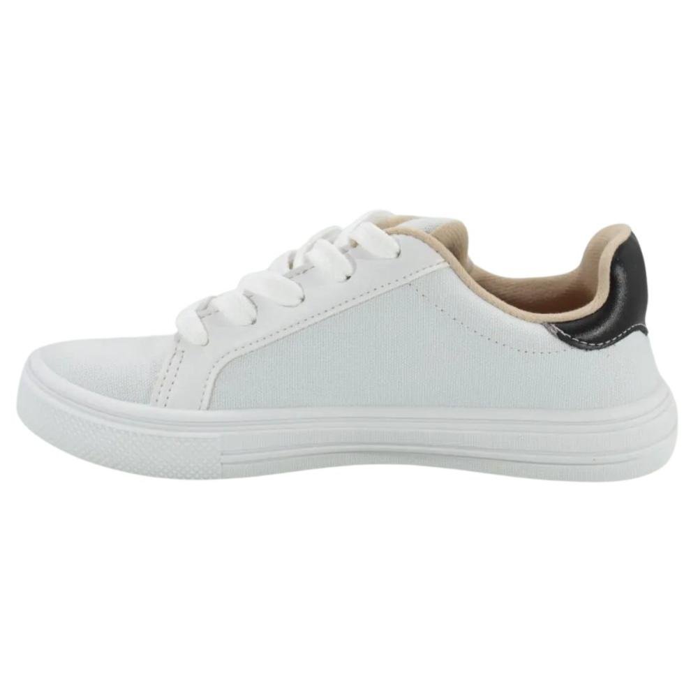 TÊNIS MOLECA CASUAL 5796.106 Branco/Preto 5