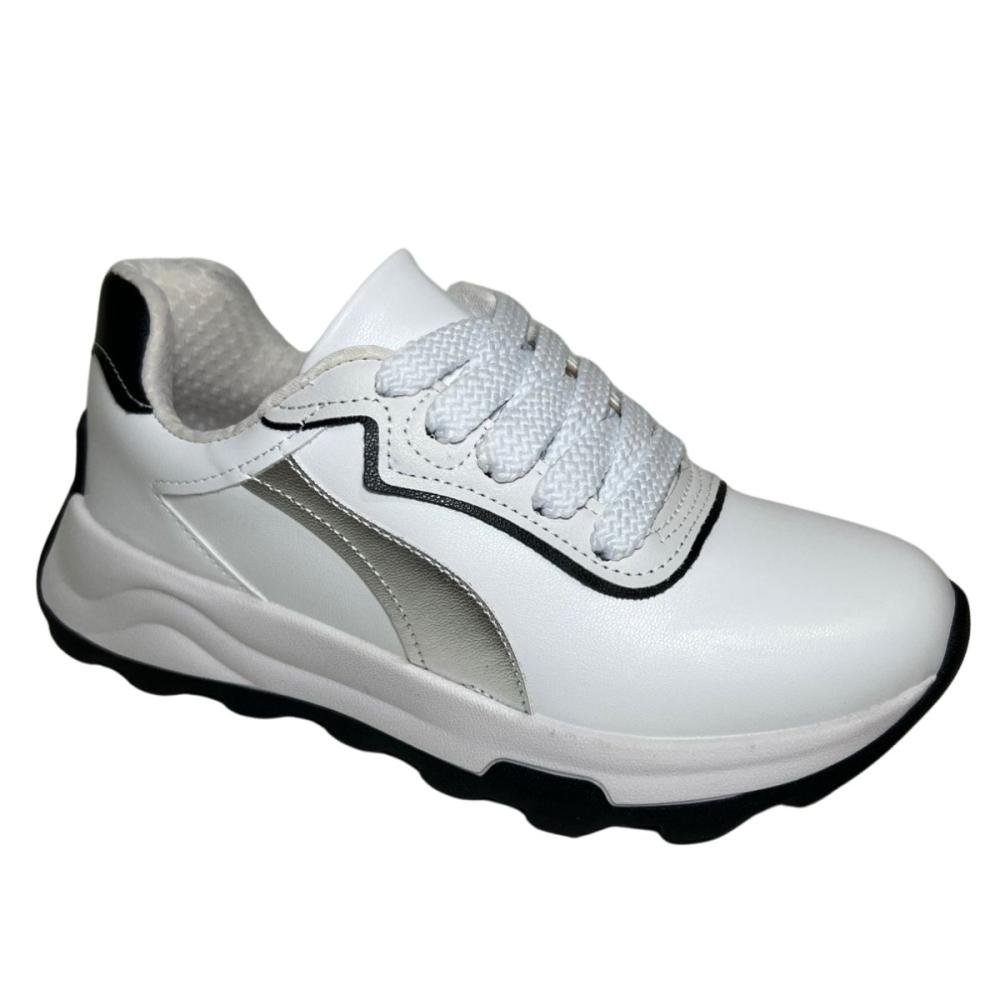 TÊNIS BEIRA RIO CASUAL 4328.103 Branco/Preto 5