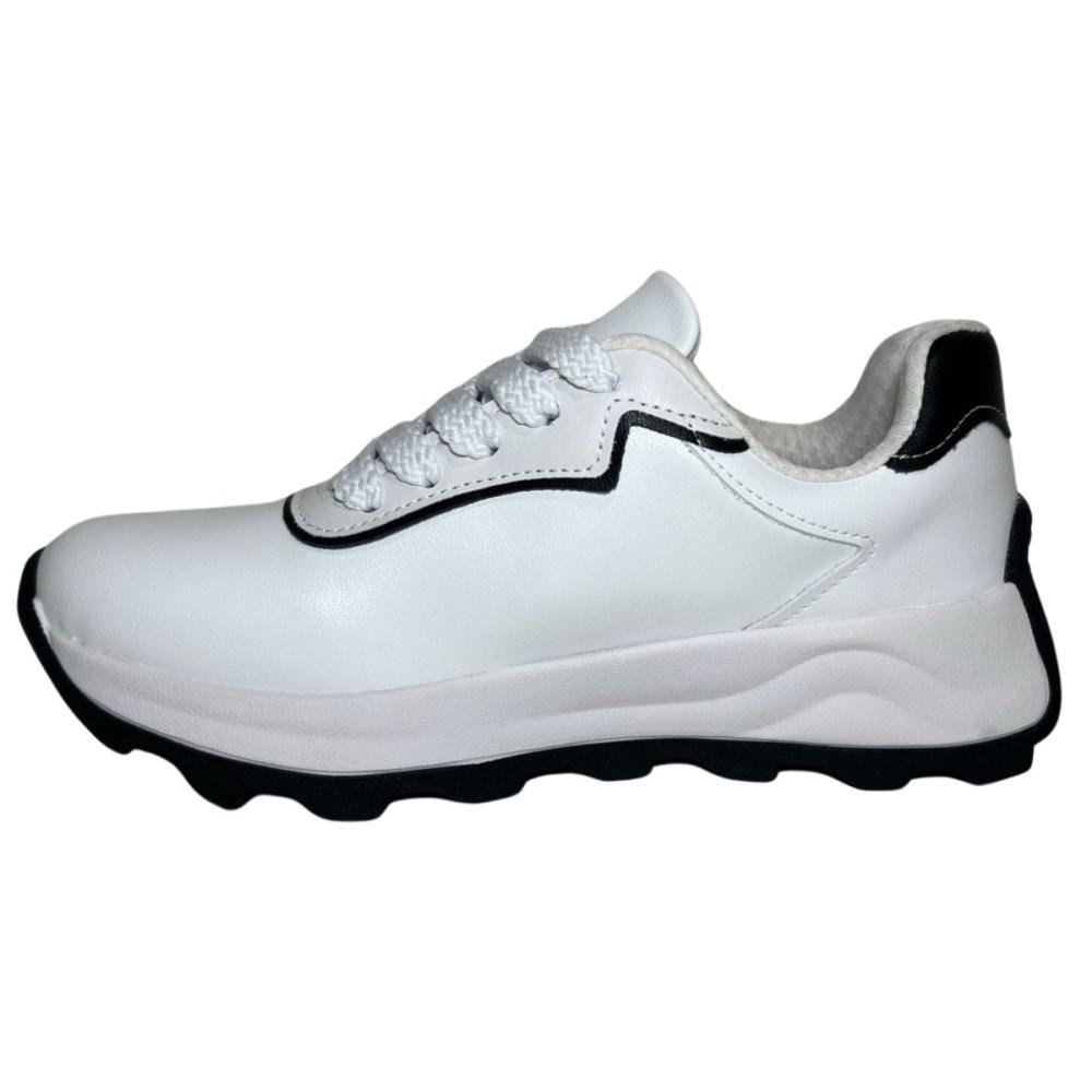 TÊNIS BEIRA RIO CASUAL 4328.103 Branco/Preto 7