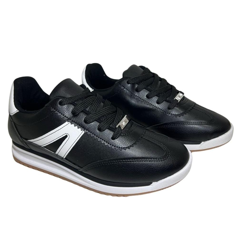 TÊNIS VIZZANO CASUAL TRATORADO 1450-102 Preto/Branco 3