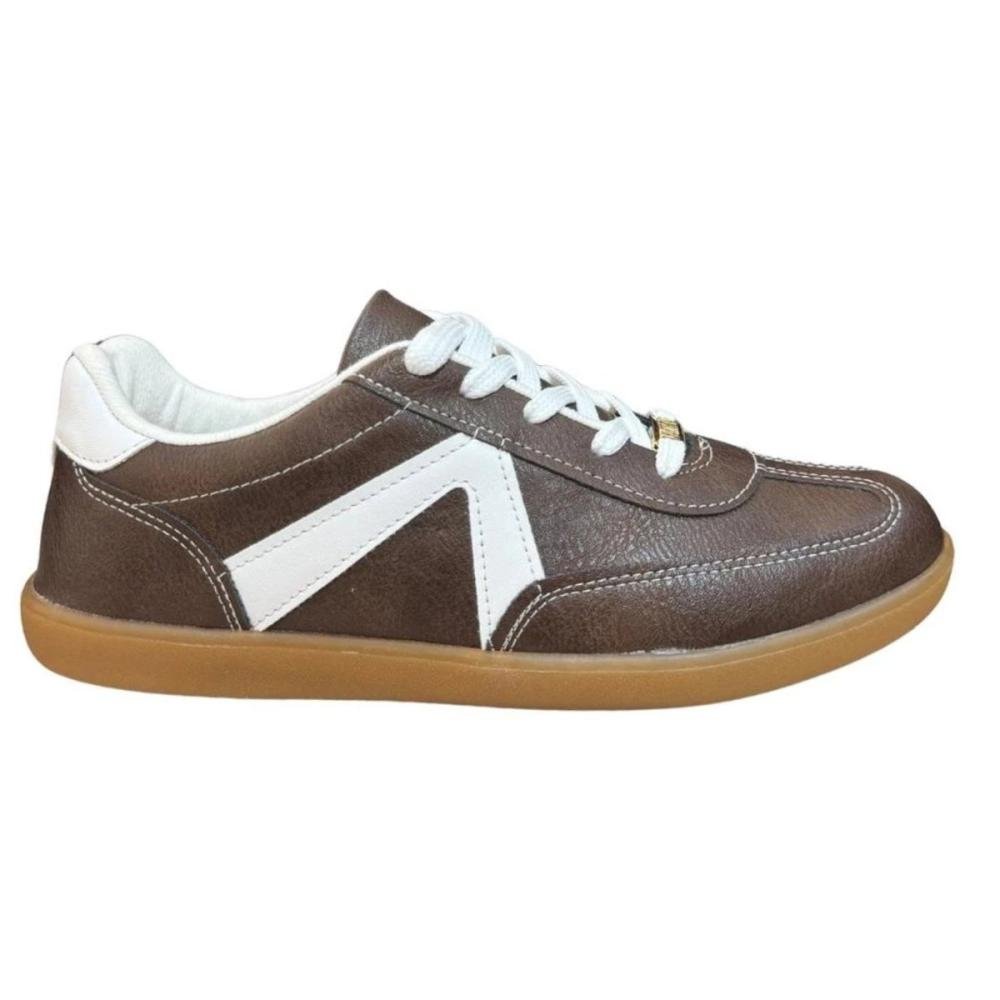 TÊNIS VIZZANO CASUAL RETRÔ 1430.102 Marrom/Branco 2