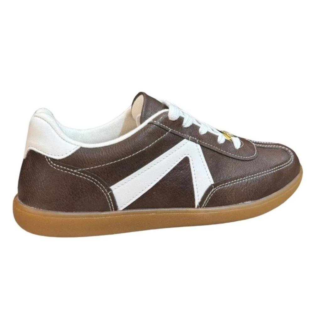 TÊNIS VIZZANO CASUAL RETRÔ 1430.102 Marrom/Branco 3