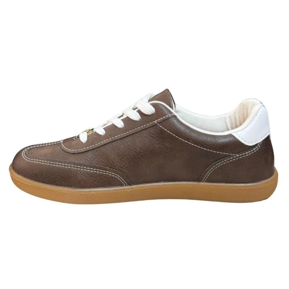 TÊNIS VIZZANO CASUAL RETRÔ 1430.102 Marrom/Branco 4