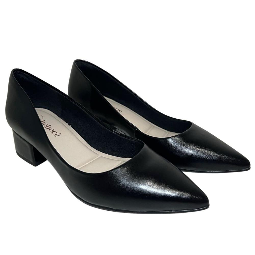 SAPATO BEBECÊ SALTO BLOCO MÉDIO 3628-091 Preto 2