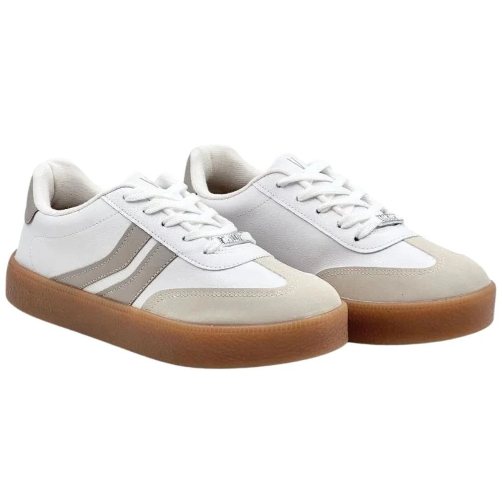 TÊNIS VIZZANO CASUAL 1444.100 Branco/Cinza Claro 2