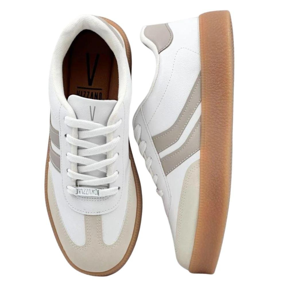 TÊNIS VIZZANO CASUAL 1444.100 Branco/Cinza Claro 4