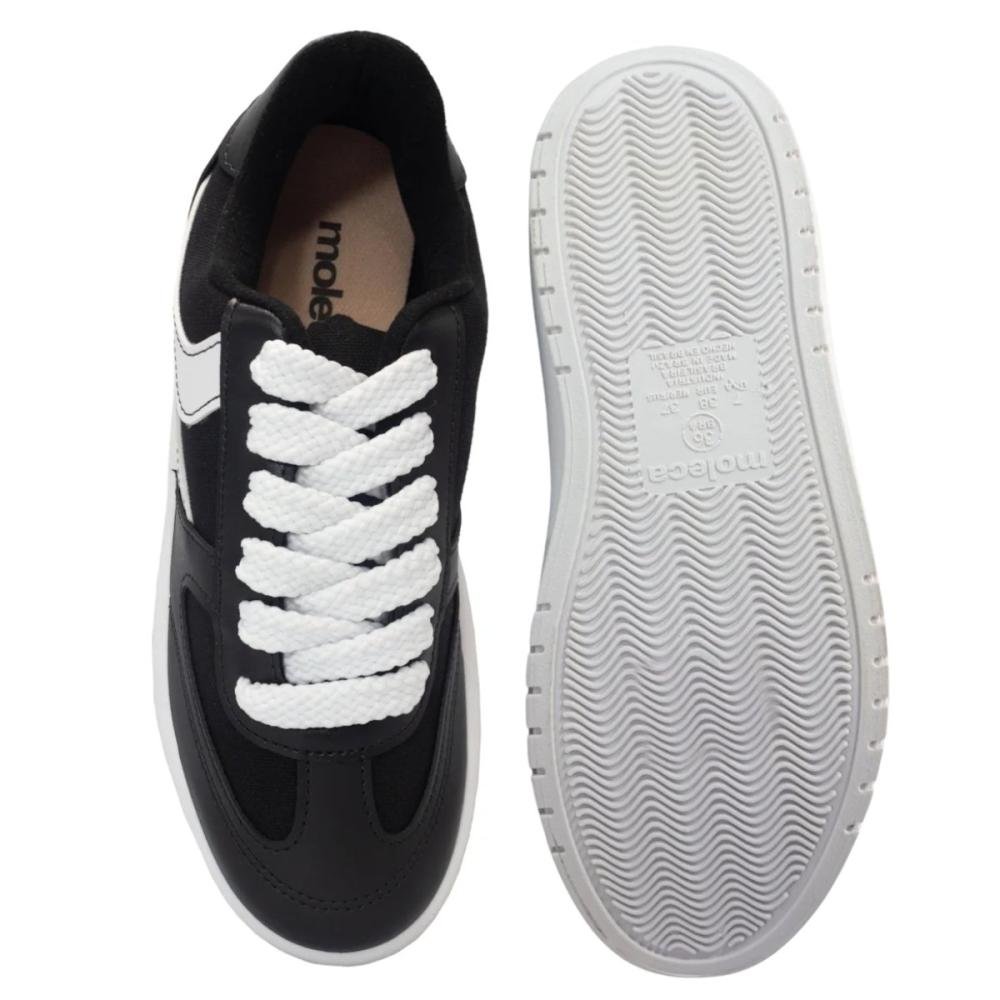 TÊNIS MOLECA CASUAL 5791.113 Preto/Branco 3