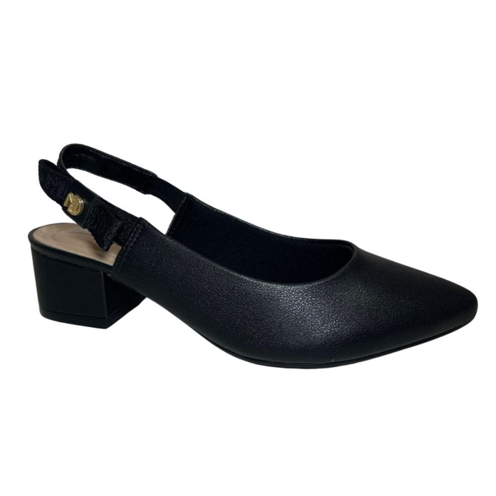 SAPATO SLINGBACK MODARE SALTO BLOCO ULTRACONFORTO 7340.132 Preto 4