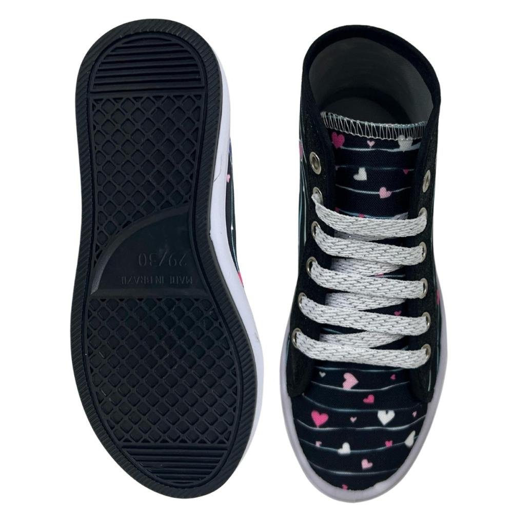 TÊNIS ORTOBESSA INFANTIL CANO ALTO STITCH 46-I Preto/Azul 3