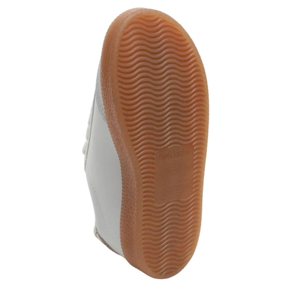 TÊNIS CASUAL MOLEKINHA MENINA 2582.102 Branco/Ouro 7