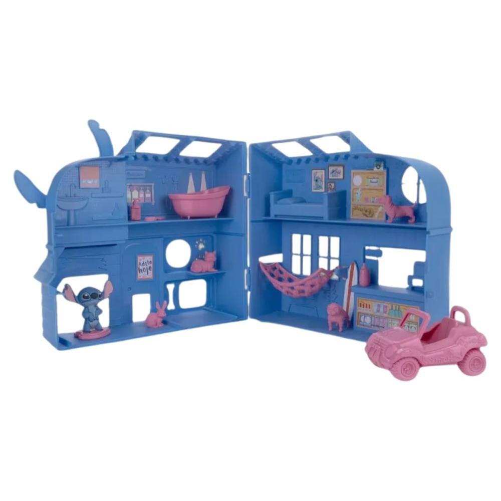 SANDÁLIA GRENDENE KIDS STITCH PET SHOP 23321 Rosa/Azul 3