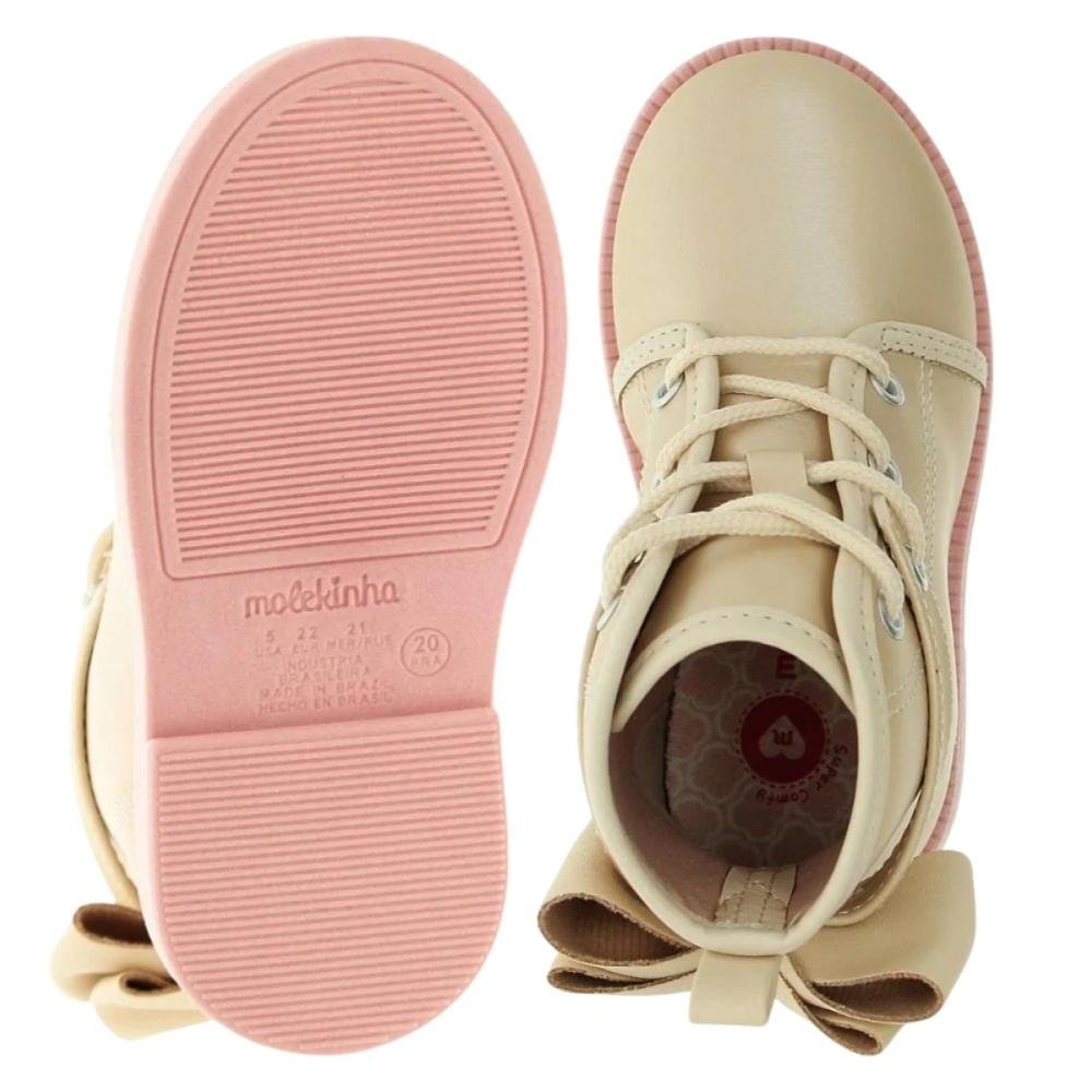 BOTA COTURNO MOLEKINHA BABY 2184.100 Off White 4