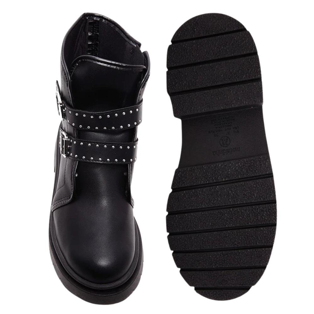 BOTA COTURNO MOLEKINHA MENINA COM FIVELA 2182.114 Preto 3