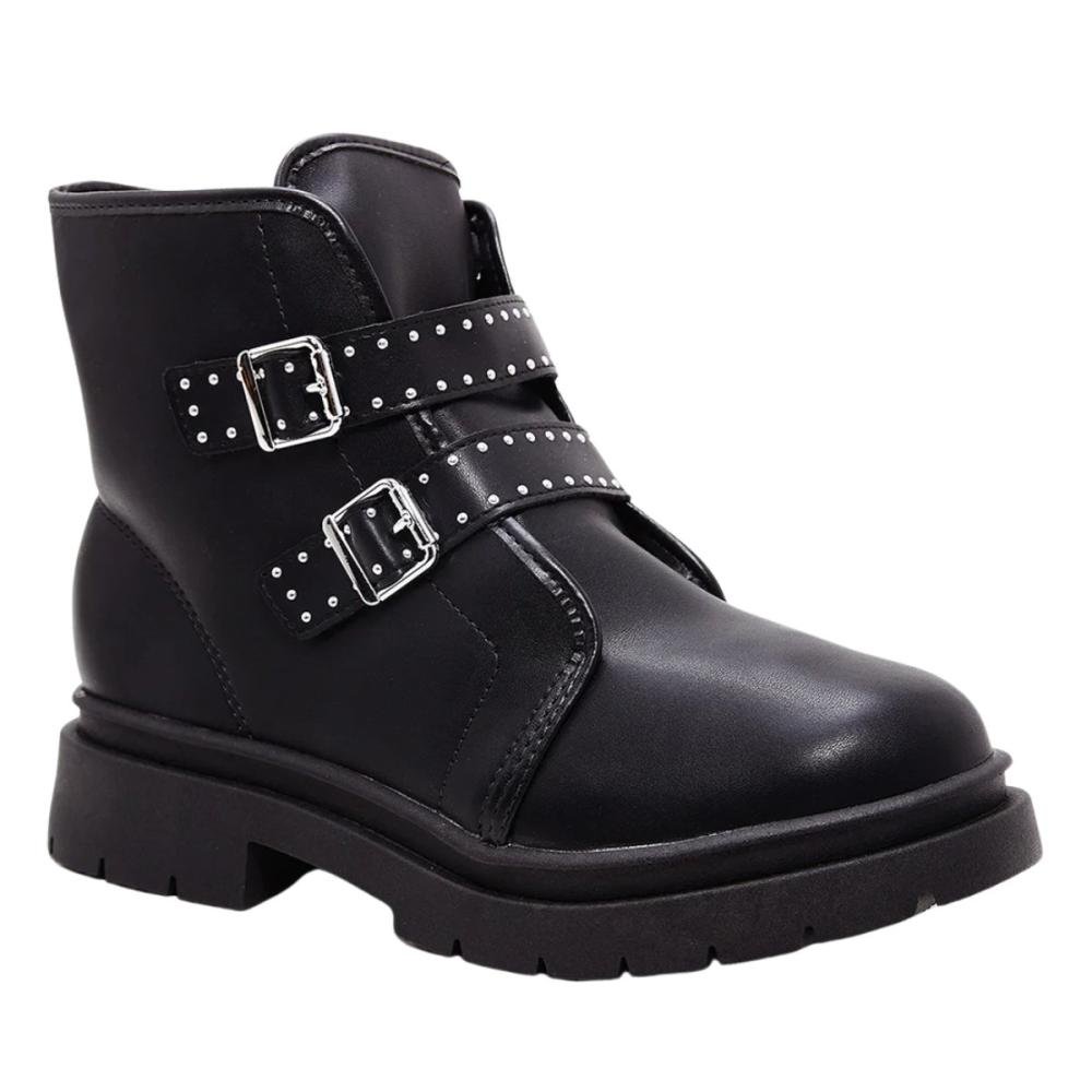 BOTA COTURNO MOLEKINHA MENINA COM FIVELA 2182.114 Preto 4