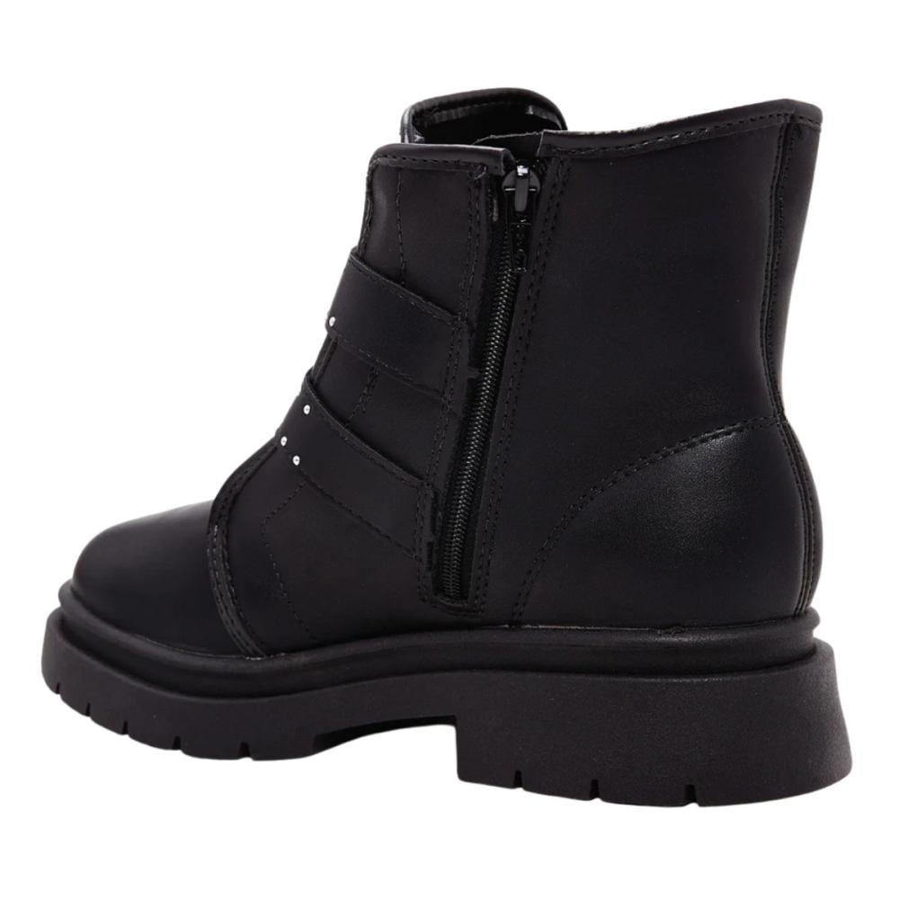 BOTA COTURNO MOLEKINHA MENINA COM FIVELA 2182.114 Preto 5