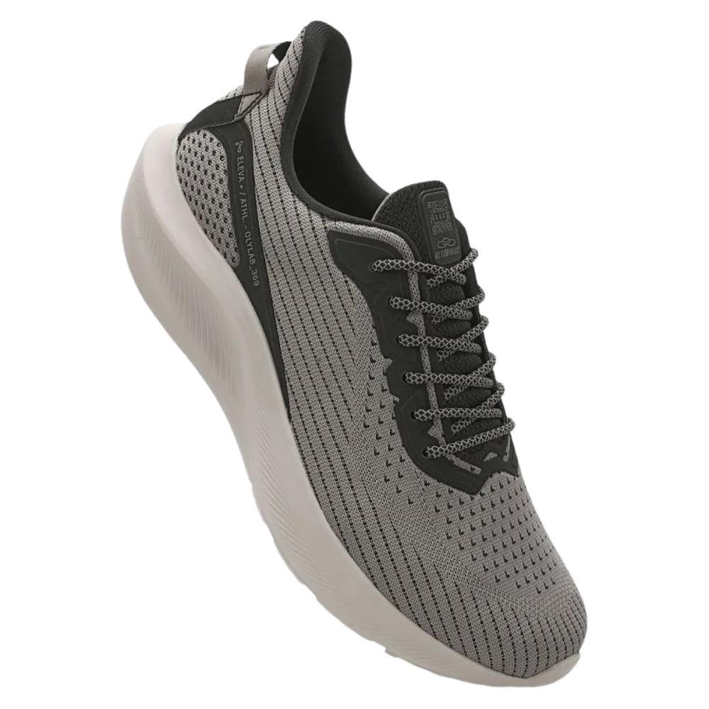 TÊNIS OLYMPIKUS RUA MASCULINO Cinza/Preto 2