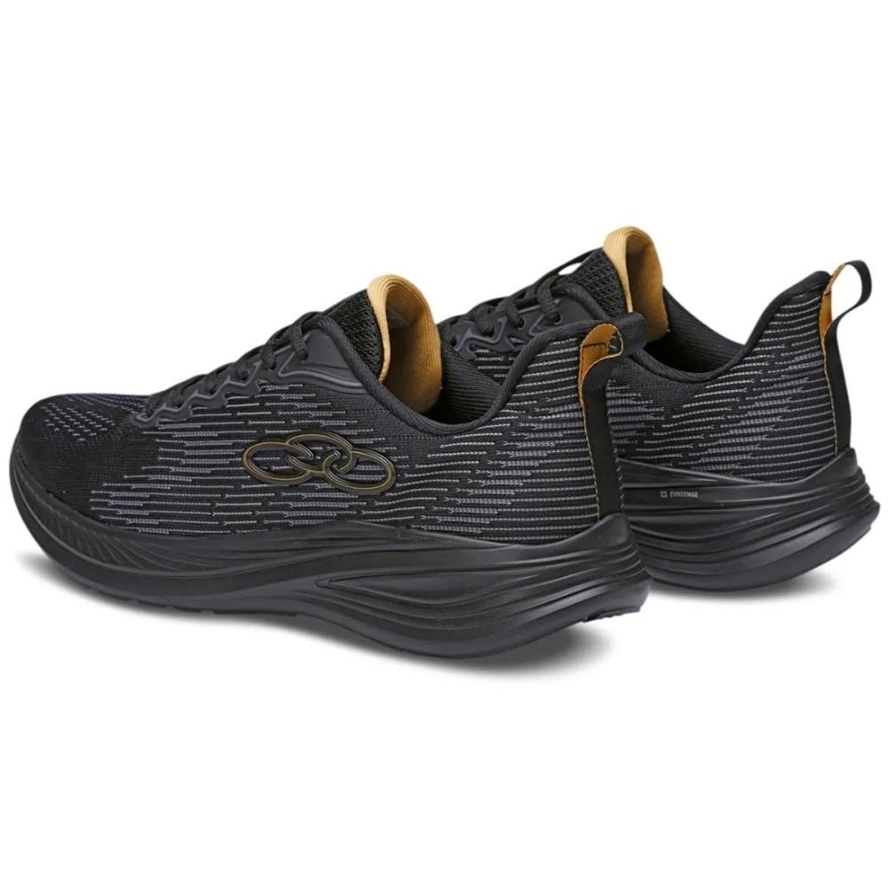 TÊNIS OLYMPIKUS MARTE MASCULINO Preto/Ouro 4