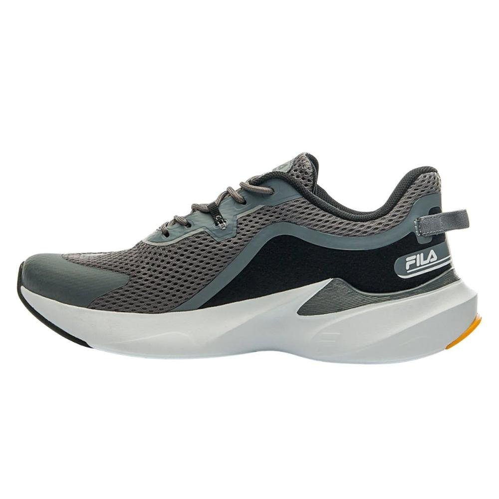 TÊNIS FILA RECOVERY MASCULINO Grafite/Preto/Laranj 4
