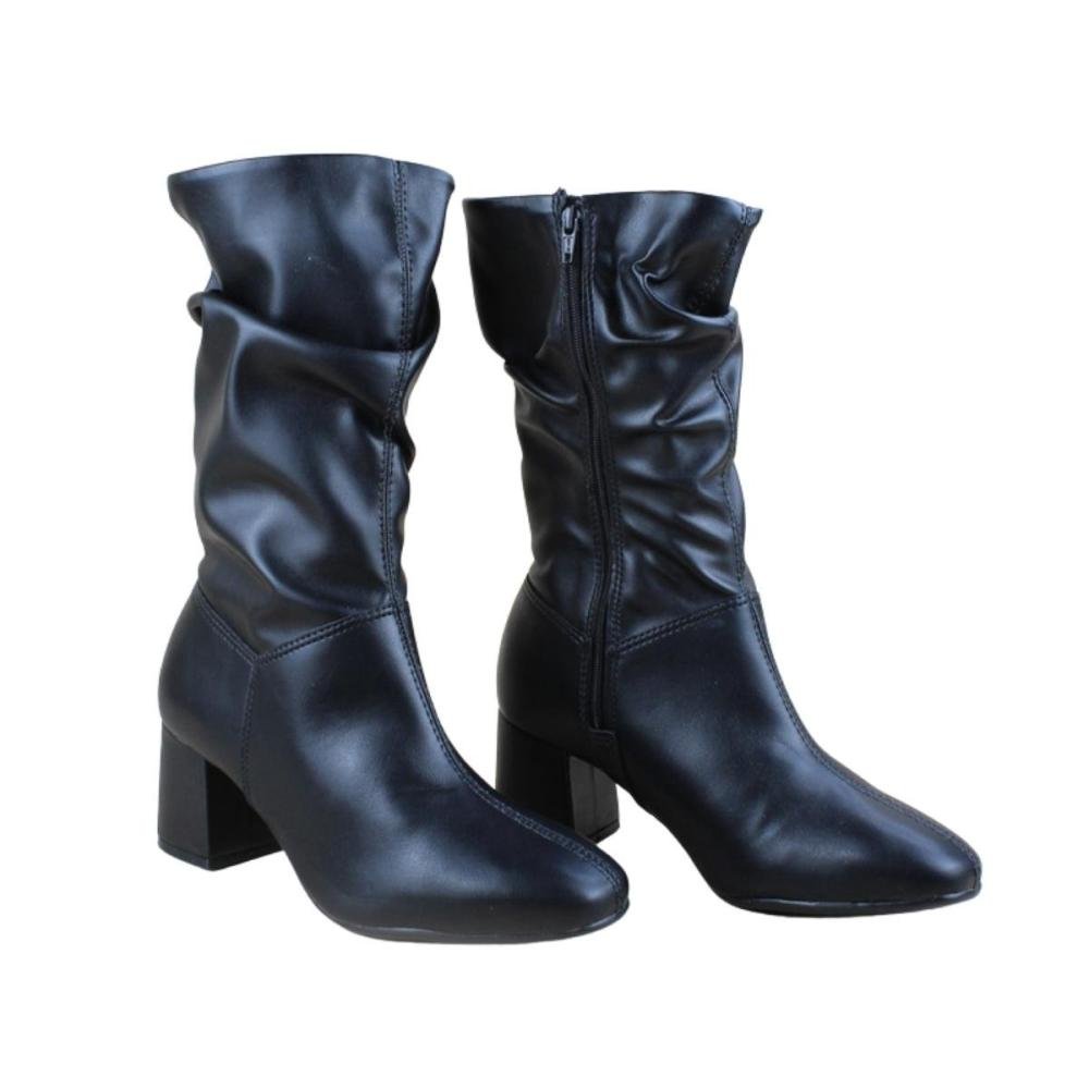 BOTA BEIRA RIO CANO ALTO FRANZIDA 9076.102 Preto 2