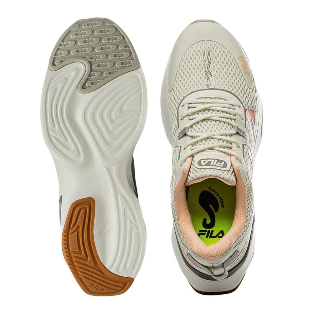TÊNIS FILA RECOVERY FEMININO Branco/Coral 3