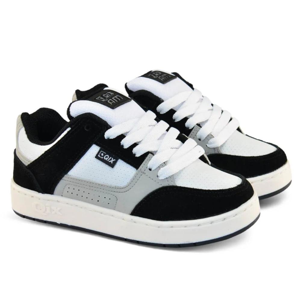 TÊNIS INFANTIL QIX AM Cinza/Branco/Preto 2
