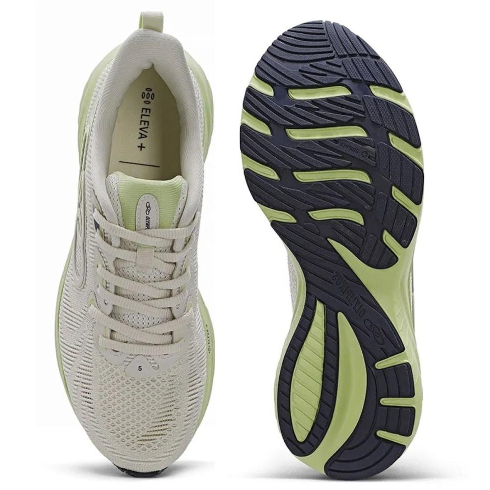 TÊNIS OLYMPIKUS SWIFT 5 FEMININO Off White/Verde 2