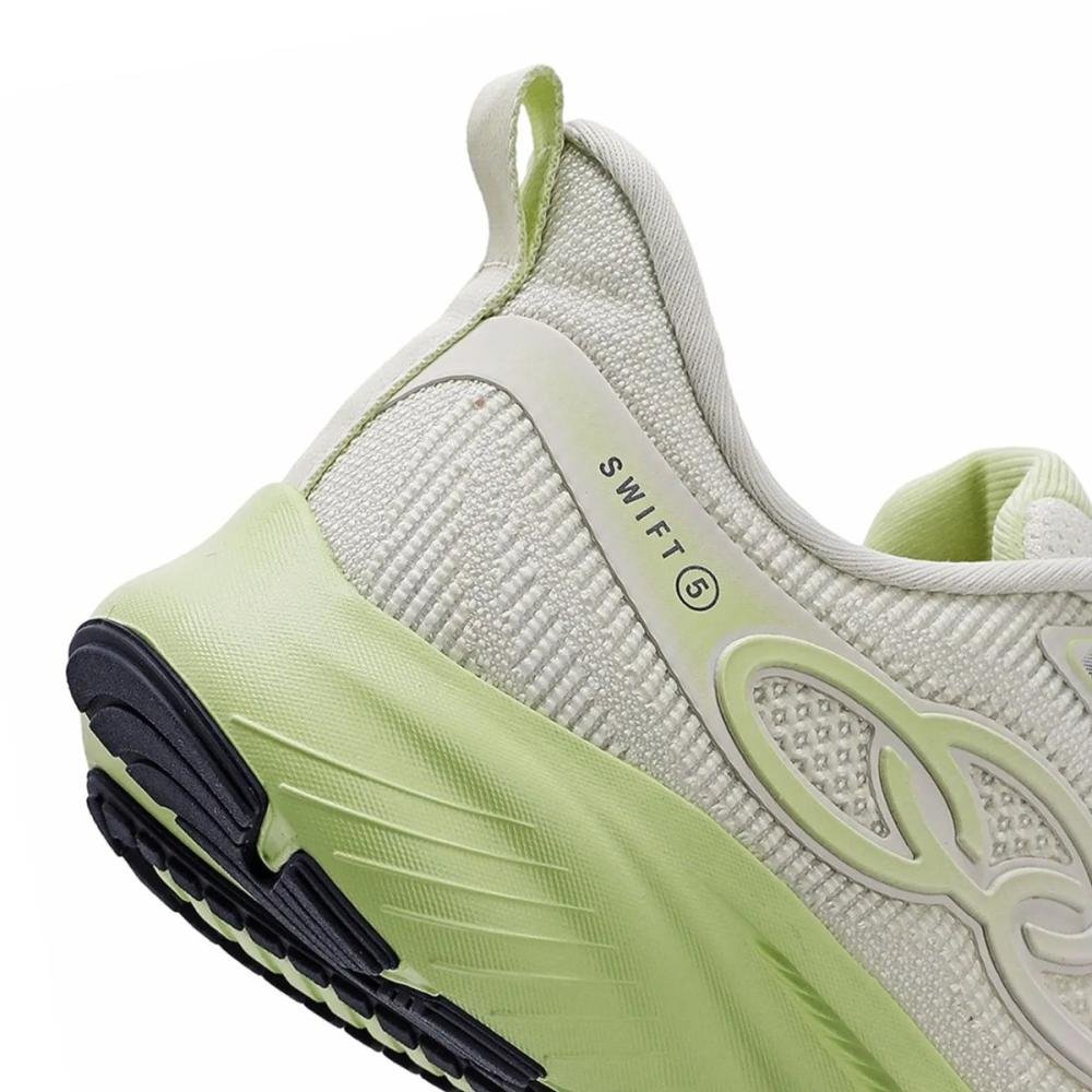 TÊNIS OLYMPIKUS SWIFT 5 FEMININO Off White/Verde 6