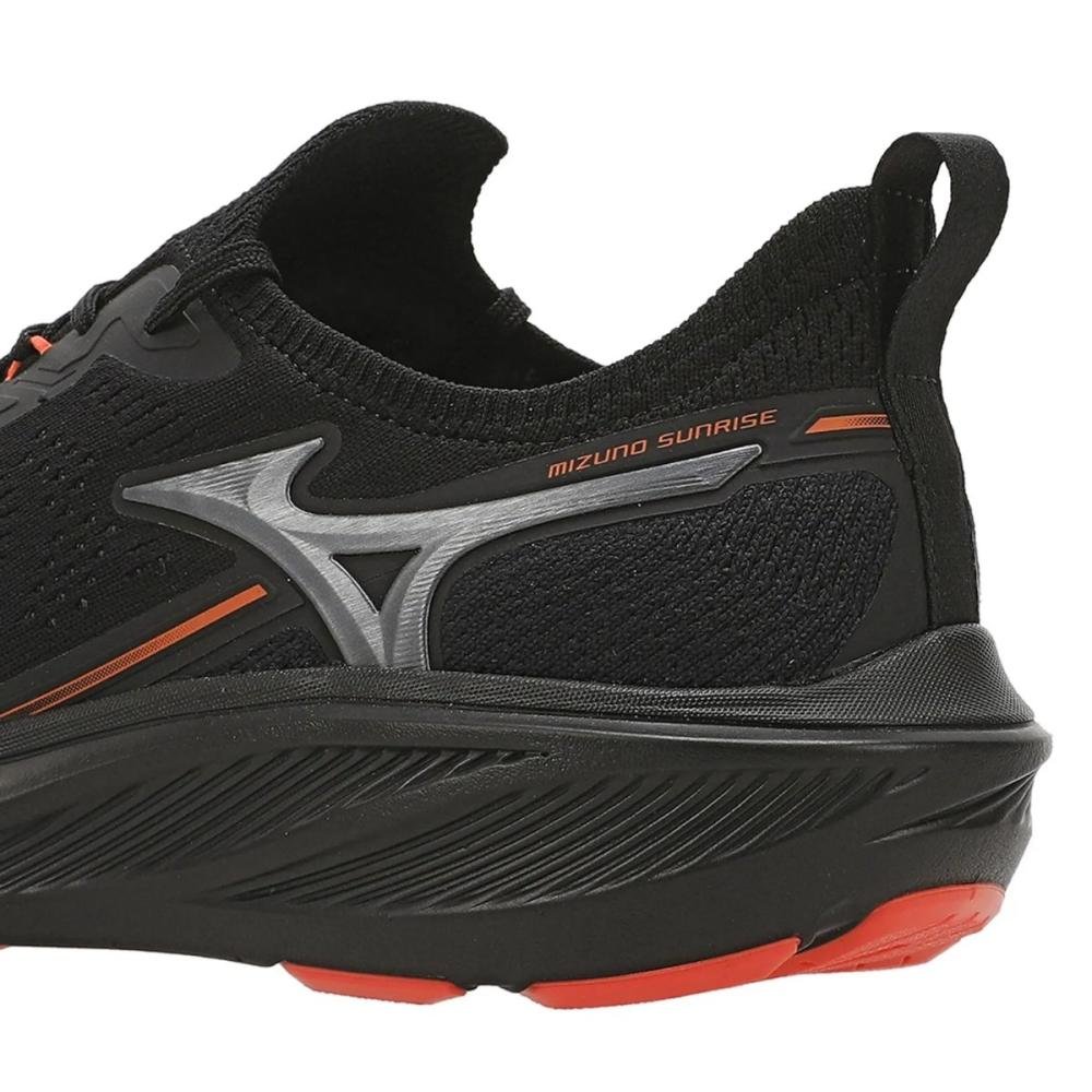 TÊNIS DE CORRIDA MASCULINO MIZUNO SUNRISE Preto/Vermelho 7