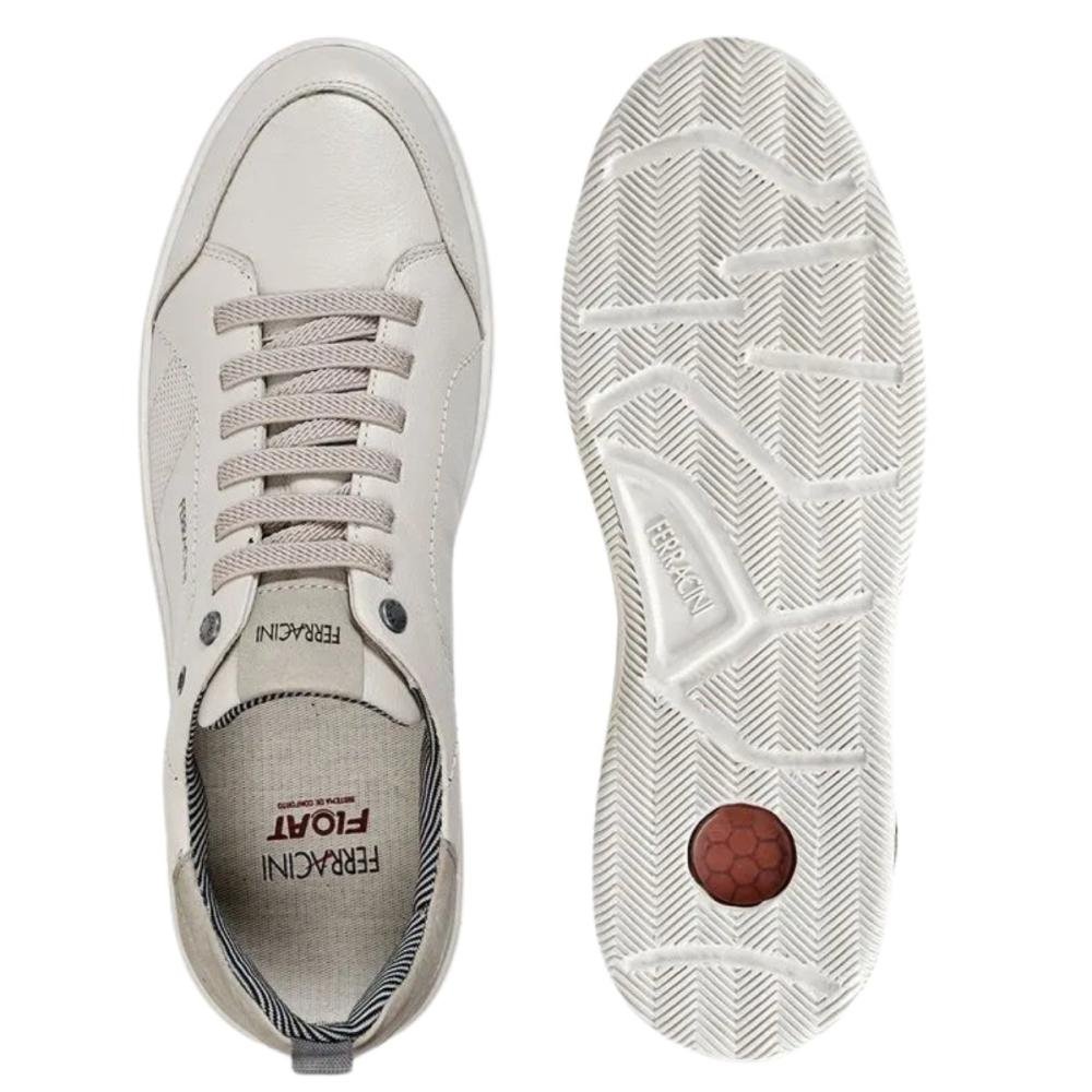 SAPATÊNIS FERRACINI MASCULINO NEW BLADY 2631 Off White/Cinza 3
