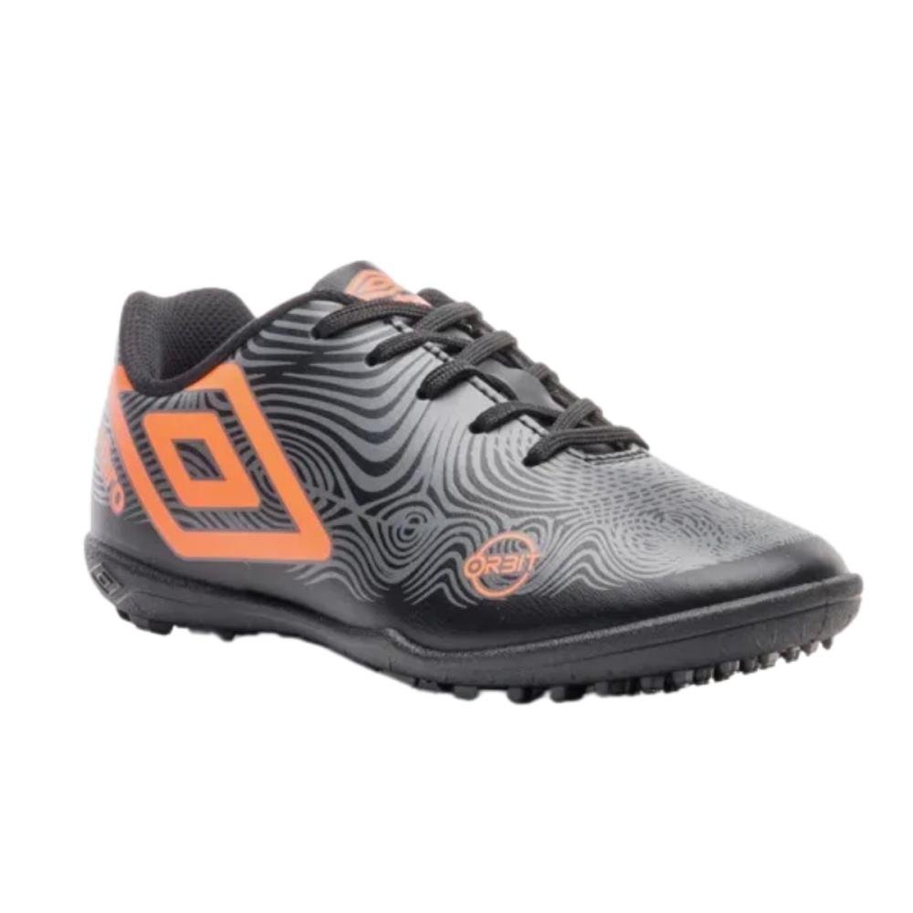 CHUTEIRA SOCIETY UMBRO ORBIT JR U07FB00179 Preto/Laranja 3