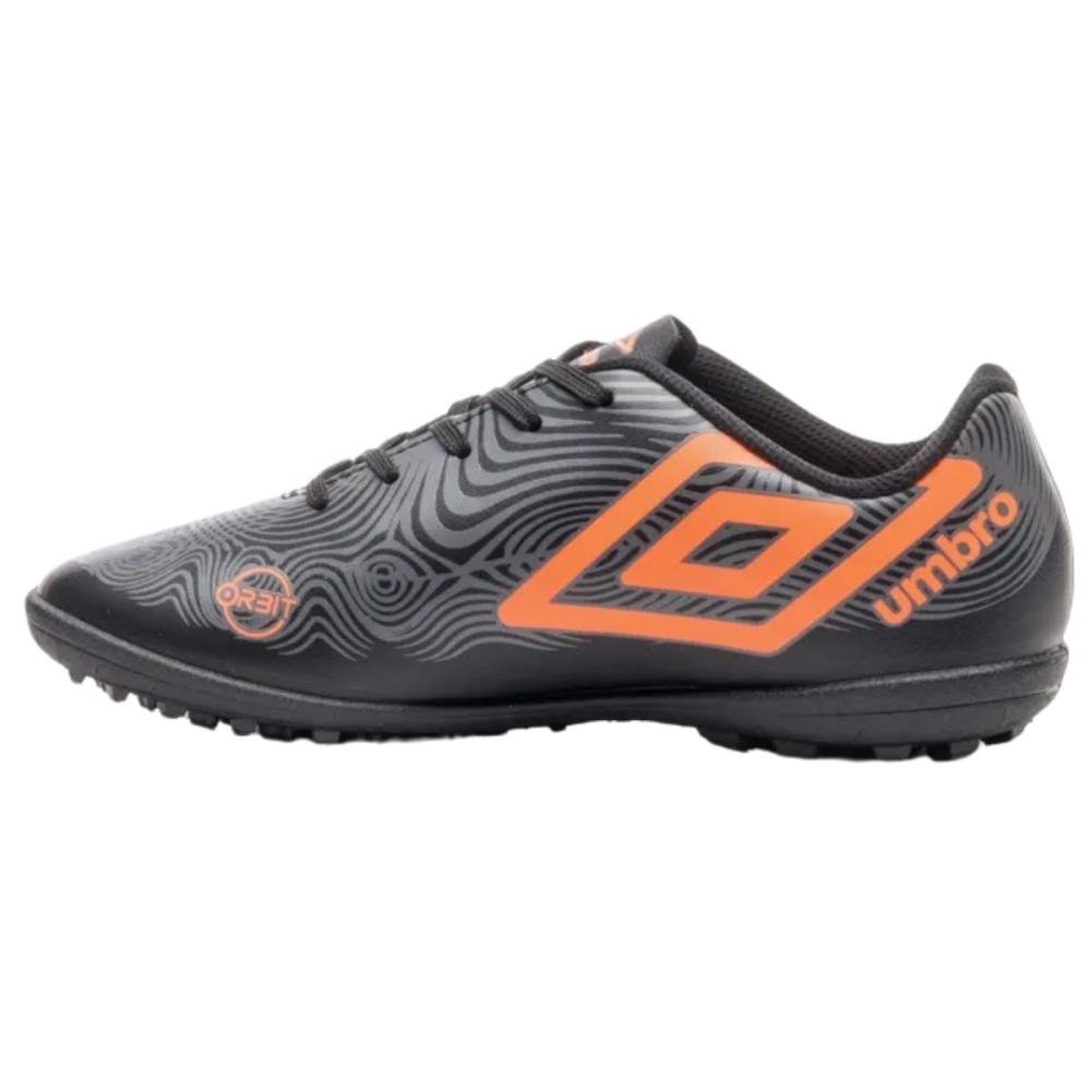 CHUTEIRA SOCIETY UMBRO ORBIT JR U07FB00179 Preto/Laranja 5