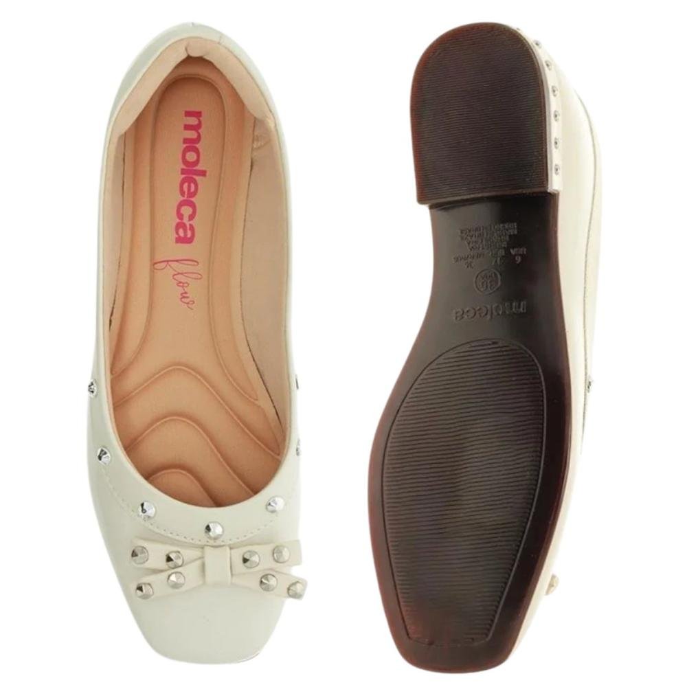 SAPATILHA LAÇO MOLECA 5820.204 Off White 4