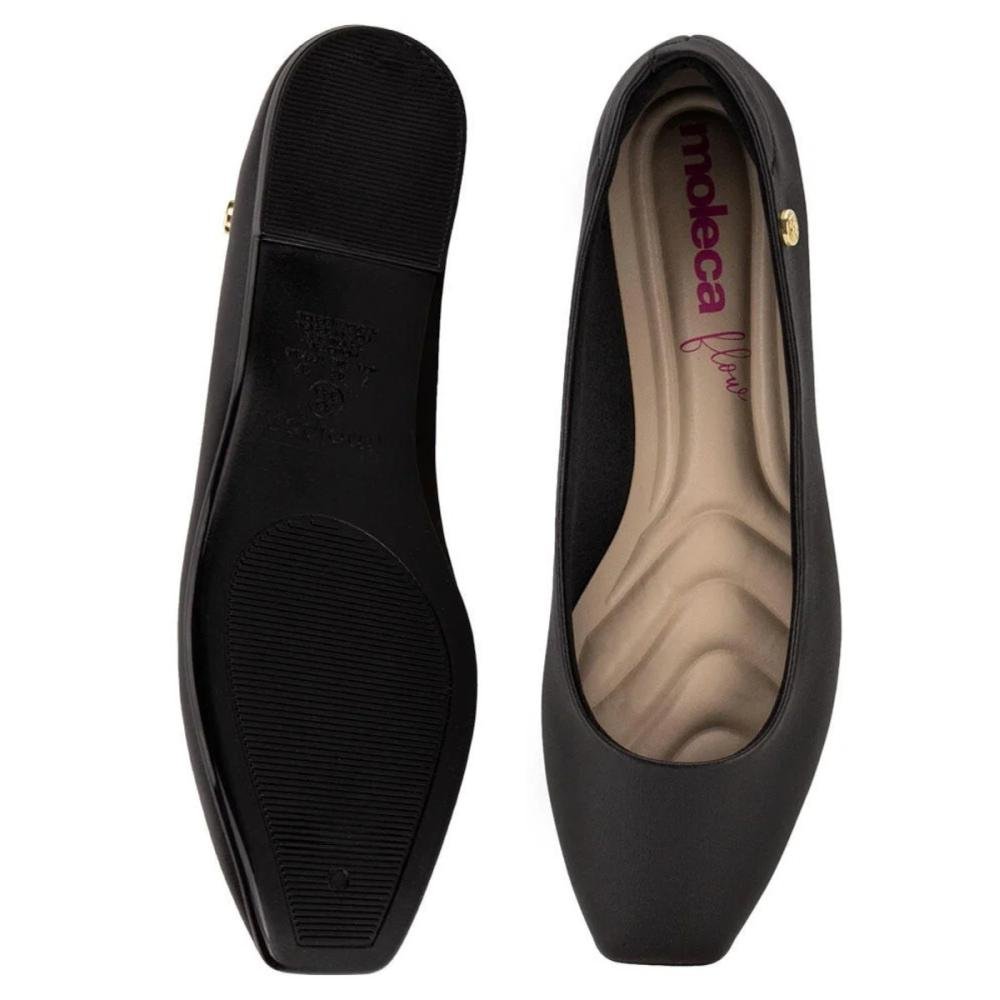 SAPATILHA FLAT MOLECA 5820.100 Preto 3