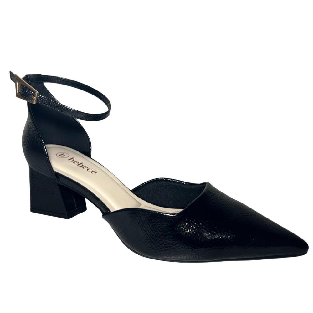 SAPATO SCARPIN BEBECÊ SALTO BLOCO 3838-542 Preto 3