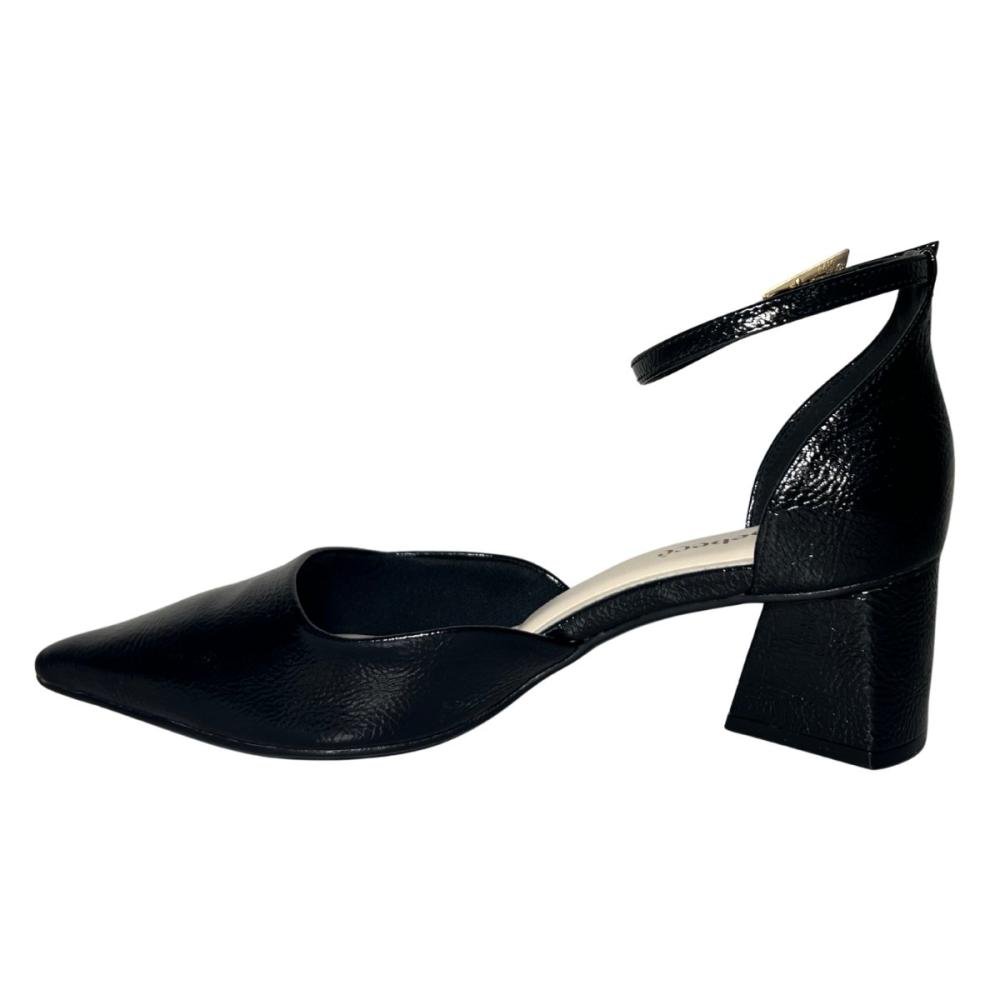 SAPATO SCARPIN BEBECÊ SALTO BLOCO 3838-542 Preto 4